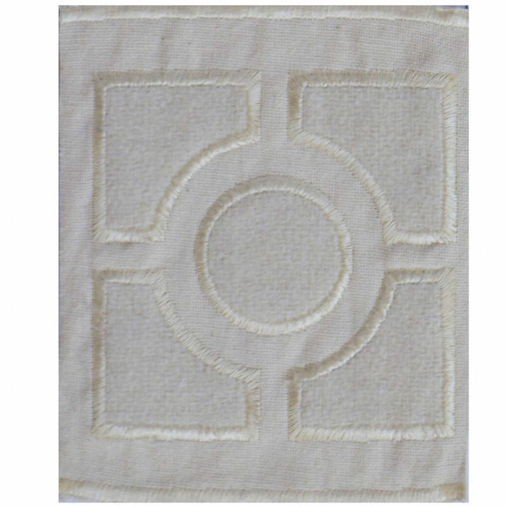 Urban Ivory by Europatex Designer Fabric Loft Collection 100% Polyester 5.00 inches - Swanky Fabrics -