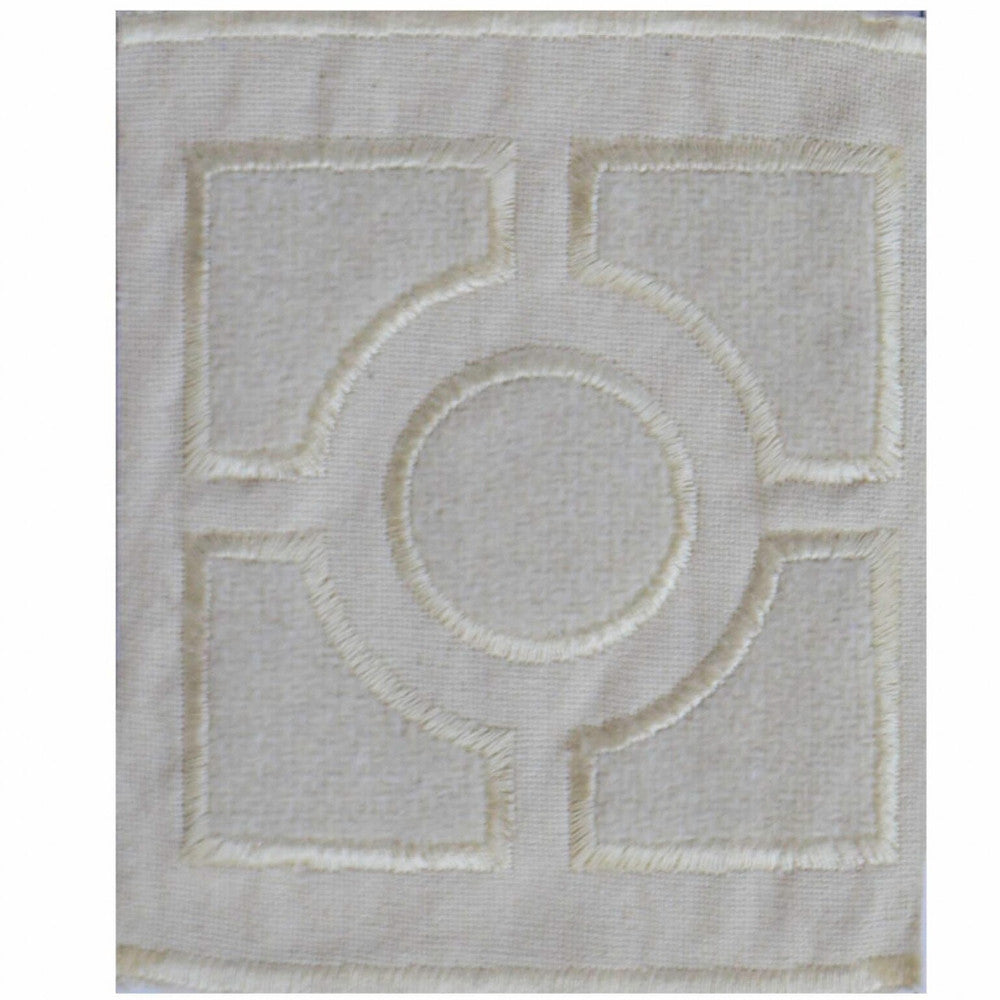 Urban Ivory by Europatex Designer Fabric Loft Collection 100% Polyester 5.00 inches - Swanky Fabrics -