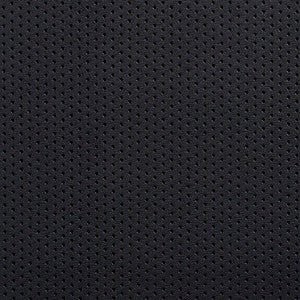V129 Black Perforated by Charlotte Designer Fabric