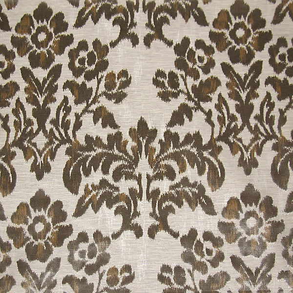 Varala/Taupe IBIZ-003 by Old World Weavers Designer Fabric 39% VISCOSE 39% POLYESTER 22% COTTON ITALY HEAVY DUTY Horizontal: 26.5" and Vertical: 28.5" 57" - Swanky Fabrics -