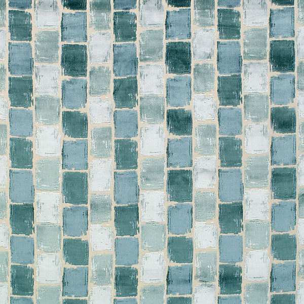 Castellina/Caribbean V4 00023719 by Old World Weavers Designer Fabric                                                                        70% VISCOSE 30% POLYESTER BELGIUM MEDIUM DUTY Horizontal: 16" and Vertical: 14" 53"  - Swanky Fabrics -