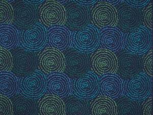 Coriolis Ocean Deep V561400001 by Grey Watkins Designer Fabric