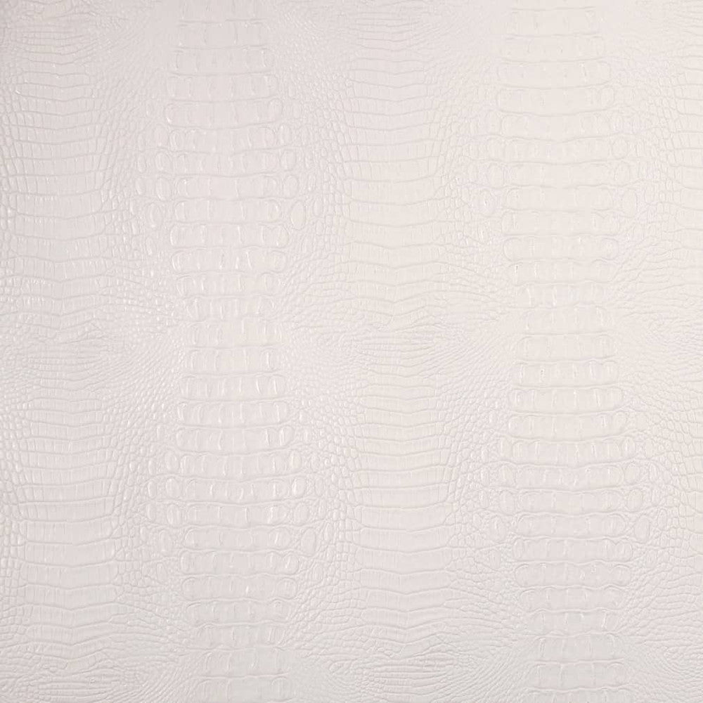 V612 White by Charlotte Designer Fabric Exotics II 100% Vinyl, 34oz. Asia Exceeds 200,000 Wyzenbeek Rubs (Heavy Duty) </p><p>Repeat: Horizontal: 10.5" x Vertical: 10.5" 54 Inches - Swanky Fabrics -