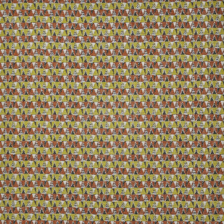Vertices # 811 Melon by Maxwell Designer Fabric Performance Wovens-Vol.Iv Boudoir 59% VISCOSE/29% COTTON 9% LINEN/3% POLYESTER TURKEY V&H-1" 54" - Swanky Fabrics -