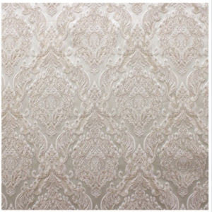 Valencia Beige by Norbar Designer Fabric SYMPHONY 100% POLYESTER 19"V 14 1/4"H 53 - Swanky Fabrics -