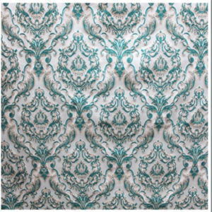 Valencia Cerulean by Norbar Designer Fabric SYMPHONY 100% POLYESTER 19"V 14 1/4"H 53 - Swanky Fabrics -