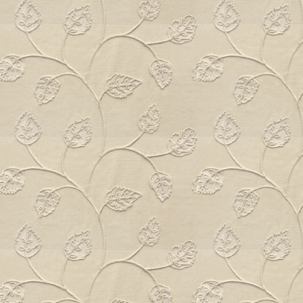 Valuation 1 Driftwood by Stout Designer Fabric COLOR MY WINDOW EMBROIDERY/SNOW 52%POL 48%COT %PEMB INDIA </p><p>Repeat: 9.5 51.5 in - Swanky Fabrics -