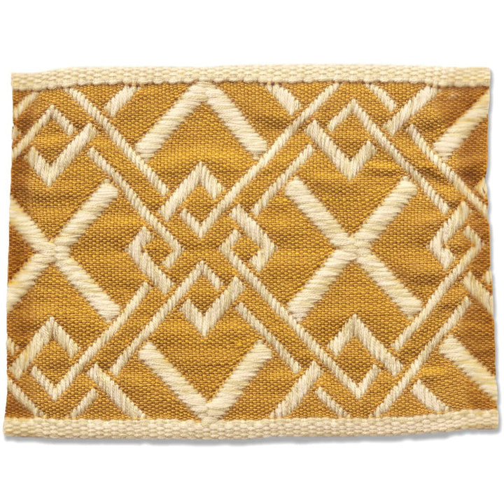 Vanity 4 Topaz by Stout Designer Trim NEW WORLD TAPES & BORDERS 100%SVI FRANCE Horizontal: 2.125 and Vertical: 0.000 2.65 in - Swanky Fabrics -