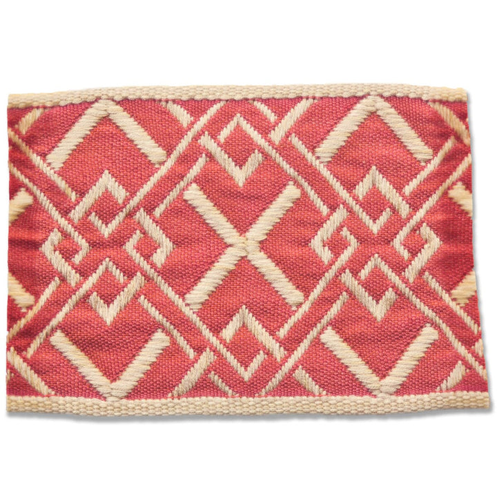 Vanity 6 Blossom by Stout Designer Trim NEW WORLD TAPES & BORDERS 100%SVI FRANCE Horizontal: 2.125 and Vertical: 0 2.65 in - Swanky Fabrics -