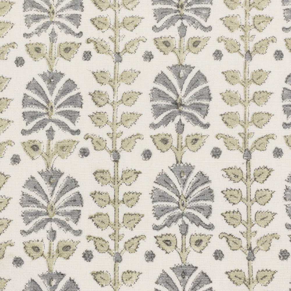 Varlet 3 Mushroom by Stout Designer Fabric COMFORTABLE LIVING LINEN/SHADOW 60%LIN 40%COT INDIA Horizontal: 3.375 and Vertical: 2.375 52 in - Swanky Fabrics -
