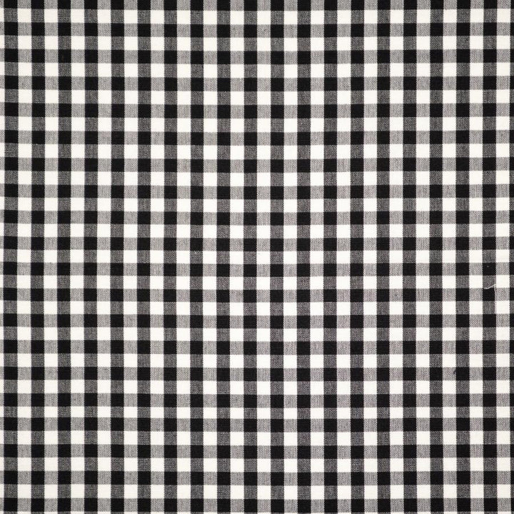Vichy Check # 431 Panda by Maxwell Designer Fabric Color Theory-Vol. Ix Birchbark 100% COTTON INDIA V-0.8" H-0.8" 54" - Swanky Fabrics -