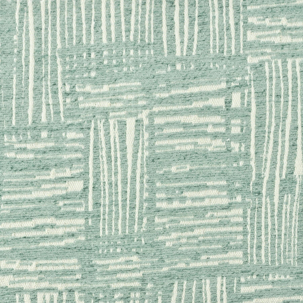 Venice 1 Aqua by Stout Designer Fabric COMFORTABLE LIVING MINERAL/TEAL 100%POL CHINA FLAME RETARDANT-N.F.P.A. 260A CLASS 1 WYZENBEEK 40 000 DOUBLE RUB WEAR TEST (HEAVY DUTY) </p><p>Repeat: 7 54 in - Swanky Fabrics -