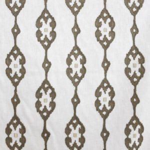Vidalia Ivory Sage by Norbar Designer Fabric PRISM SEAVIEW 60% COTTON - 25% POLYESTER INDIA 7 3/4"V - 6 1/2"H 52 - Swanky Fabrics -