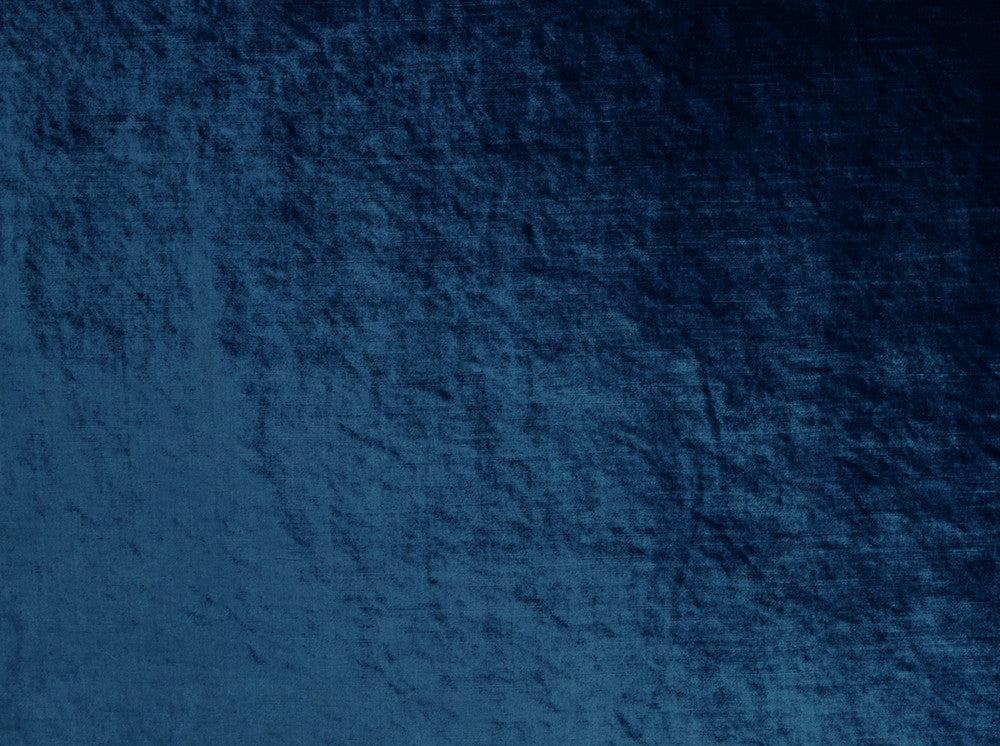 Vidal Navy 55 by Norbar Designer Fabric RITZ 100% POLYESTER INDIA 58 - Swanky Fabrics -