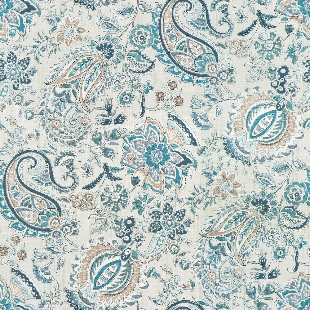 Vitali 1 Delft by Stout Designer Fabric Rainbow Library Ocean/Federal 55% Flax 45% Spun Viscose CHINA WYZENBEEK 12 000 DOUBLE RUB WEAR TEST (MEDIUM DUTY) Horizontal: 27 and Vertical: 26.75 54 in - Swanky Fabrics -
