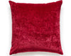 Supreme Velvet Pillow 22 X 22 - Pompeian Red VPSUPRMPILL0134 by Scalamandre Designer Pillow