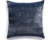 Supreme Velvet Pillow 22 X 22 - Insignia Blue VPSUPRMPILL0255 by Scalamandre Designer Pillow