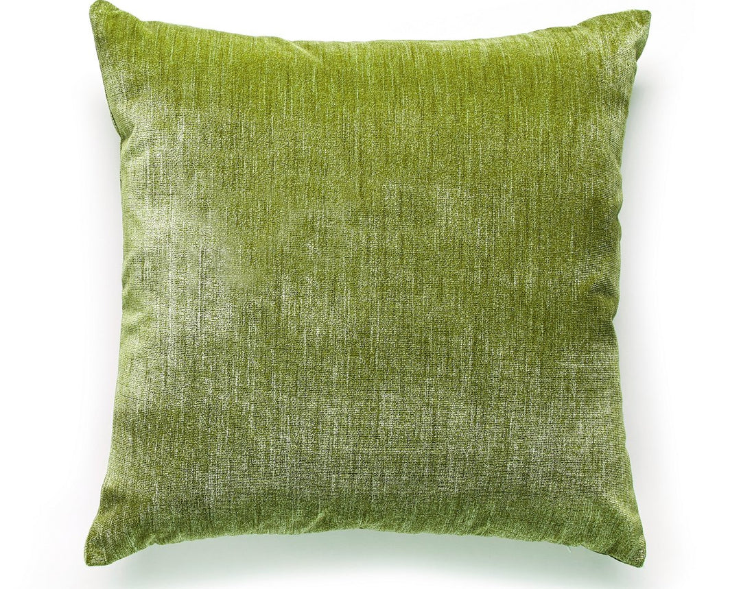 Supreme Velvet Pillow 22 X 22 - Lime VPSUPRMPILL0324 by Scalamandre Designer Pillow
