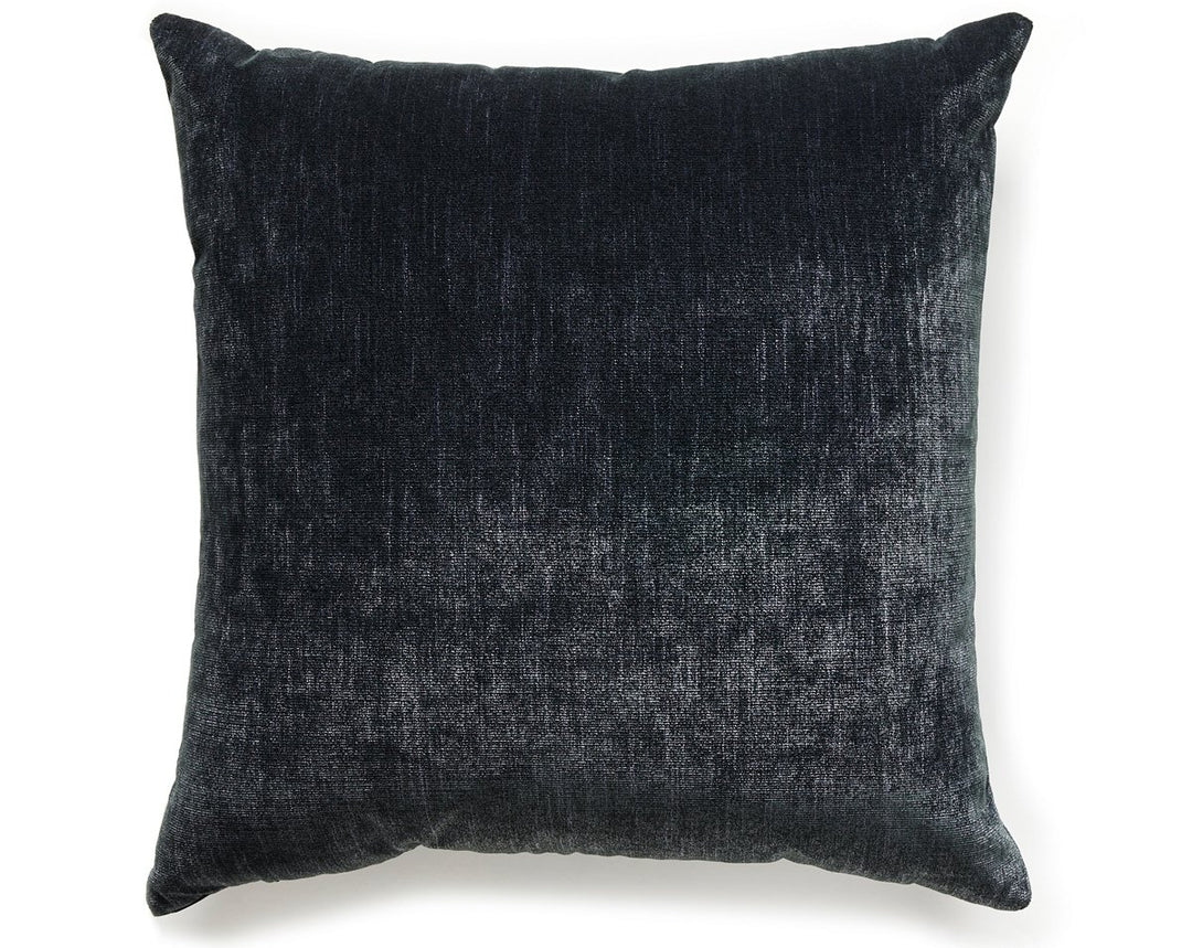 Supreme Velvet Pillow 22 X 22 - Jet Black VPSUPRMPILL0689 by Scalamandre Designer Pillow