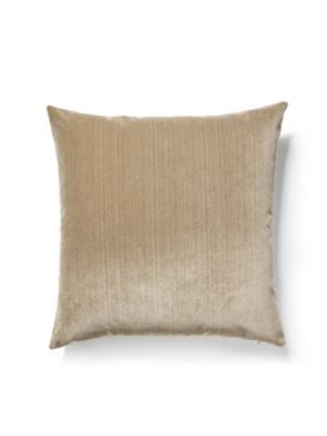 Strie Velvet Pillow 22 X 22 - DoveOatmeal VWSTRIEPILL0001 by Scalamandre Designer Pillows 93% POLYESTER 7% RAYON U.S.A. Horizontal: and Vertical: 0 - Swanky Fabrics -