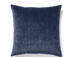 Strie Velvet Pillow 22 X 22 - Ink VWSTRIEPILL0006 by Scalamandre Designer Pillow