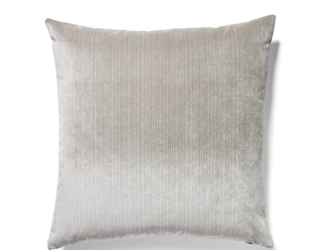 Strie Velvet Pillow 22 X 22 - Dove VWSTRIEPILL0012 by Scalamandre Designer Pillow