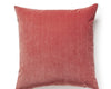 Strie Velvet Pillow 22 X 22 - Hibiscus VWSTRIEPILL0021 by Scalamandre Designer Pillow