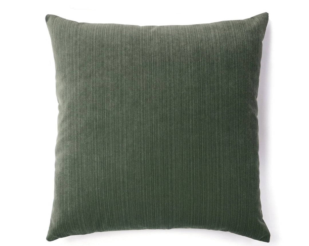 Strie Velvet Pillow 22 X 22 - Leaf VWSTRIEPILL0025 by Scalamandre Designer Pillow
