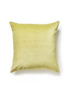 Strie Velvet Pillow 22 X 22 - Chartreuse VWSTRIEPILL0026 by Scalamandre Designer Pillows