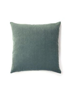 Strie Velvet Pillow 22 X 22 - Mineral VWSTRIEPILL0027 by Scalamandre Designer Pillows