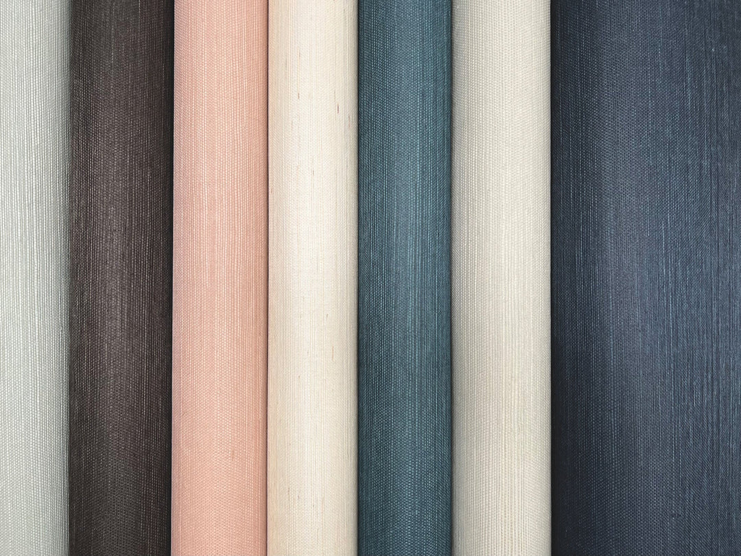 Sisal Twill Color Grasscloth Aquamarine Wallpaper by York Wallcoverings Designer