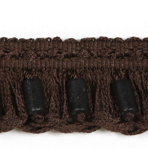 Vaasa - Brown by Europatex Designer Fabric Helsinki Collection 100% Polyester China See Sample Horizontal: N/A and Vertical: N/A 1.25 inches  - Swanky Fabrics -