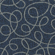 Venue Basin Blue by Omnova Designer Fabric See sample 100% Vinyl  100000 Horizontal: 17.75" and Vertical: 6.0" 54"  - Swanky Fabrics -