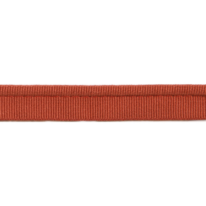 Versailles 1/4" Grosgrain Ribbon Lip Cord Brique by Europatex Designer Fabric Versailles 64% Rayon, 34% Cotton, 2% Polyester 0.25 inches - Swanky Fabrics -