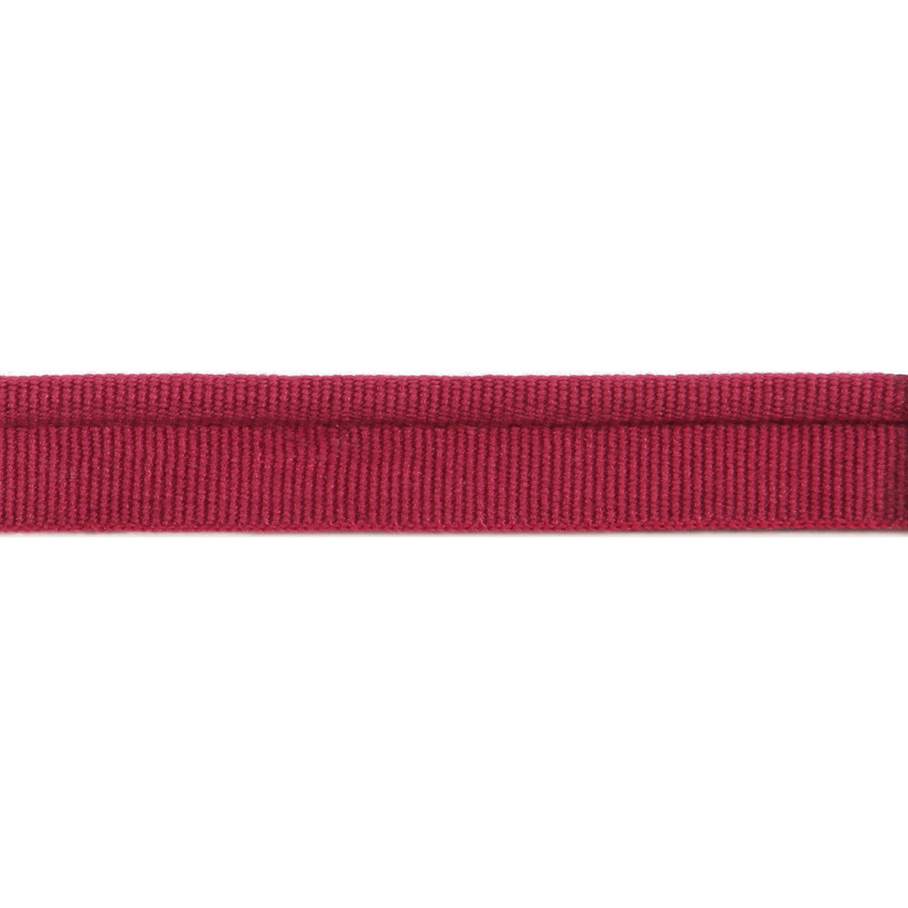 Versailles 1/4" Grosgrain Ribbon Lip Cord Cerise by Europatex Designer Fabric Versailles 64% Rayon, 34% Cotton, 2% Polyester 0.25 inches - Swanky Fabrics -