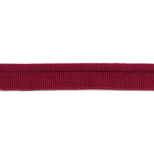 Versailles 1/4" Grosgrain Ribbon Lip Cord Dark Cherry by Europatex Designer Fabric