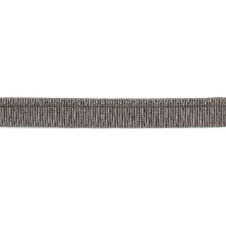 Versailles 1/4" Grosgrain Ribbon Lip Cord Graphite by Europatex Designer Fabric Versailles 64% Rayon, 34% Cotton, 2% Polyester 0.25 inches - Swanky Fabrics -
