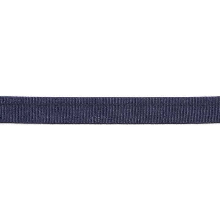 Versailles 1/4" Grosgrain Ribbon Lip Cord Indigo by Europatex Designer Fabric Versailles 64% Rayon, 34% Cotton, 2% Polyester 0.25 inches - Swanky Fabrics -