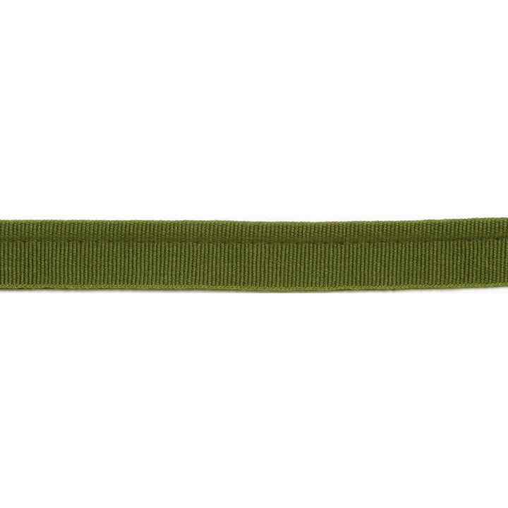 Versailles 1/4" Grosgrain Ribbon Lip Cord Olive by Europatex Designer Fabric Versailles 64% Rayon, 34% Cotton, 2% Polyester 0.25 inches - Swanky Fabrics -