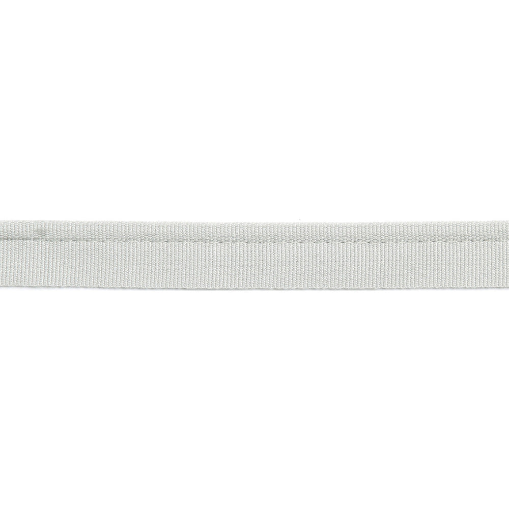 Versailles 1/4" Grosgrain Ribbon Lip Cord Platinum by Europatex Designer Fabric Versailles 64% Rayon, 34% Cotton, 2% Polyester 0.25 inches - Swanky Fabrics -