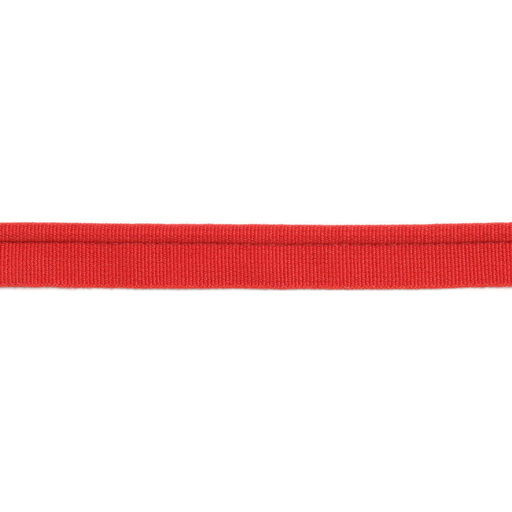 Versailles 1/4" Grosgrain Ribbon Lip Cord Red by Europatex Designer Fabric Versailles 64% Rayon, 34% Cotton, 2% Polyester 0.25 inches - Swanky Fabrics -