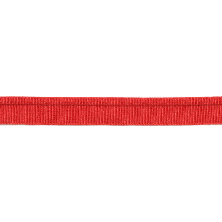 Versailles 1/4" Grosgrain Ribbon Lip Cord Red by Europatex Designer Fabric Versailles 64% Rayon, 34% Cotton, 2% Polyester 0.25 inches - Swanky Fabrics -