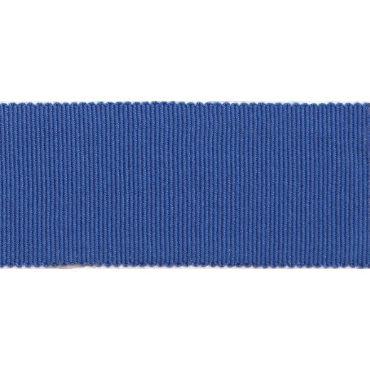 Versailles 1.5" Grosgrain Ribbon - Cobalt by Europatex Designer Fabric Versailles 100% Rayon China See Sample Horizontal: N/A and Vertical: N/A 1.50 inches  - Swanky Fabrics -
