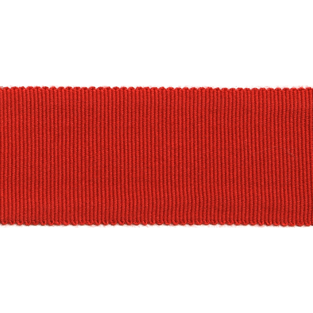 Versailles 1.5" Grosgrain Ribbon Tape Crimson by Europatex Designer Fabric Versailles 100% Rayon 1.50 inches - Swanky Fabrics -