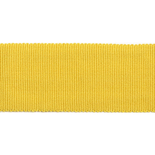 Versailles 1.5" Grosgrain Ribbon - Gold by Europatex Designer Fabric Versailles 100% Rayon China See Sample Horizontal: N/A and Vertical: N/A 1.50 inches  - Swanky Fabrics -