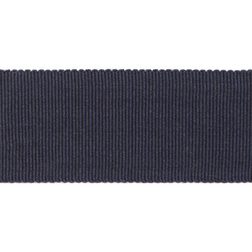 Versailles 1.5" Grosgrain Ribbon - Indigo by Europatex Designer Fabric Versailles 100% Rayon China See Sample Horizontal: N/A and Vertical: N/A 1.50 inches  - Swanky Fabrics -