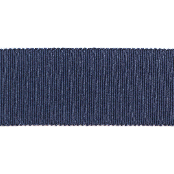 Versailles 1.5" Grosgrain Ribbon Tape Navy by Europatex Designer Fabric Versailles 100% Rayon 1.50 inches - Swanky Fabrics -