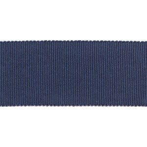 Versailles 1.5" Grosgrain Ribbon Tape Navy by Europatex Designer Fabric