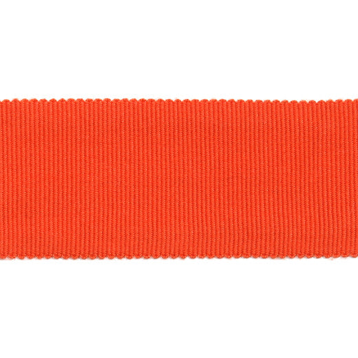 Versailles 1.5" Grosgrain Ribbon - Poppy by Europatex Designer Fabric Versailles 100% Rayon China See Sample Horizontal: N/A and Vertical: N/A 1.50 inches  - Swanky Fabrics -
