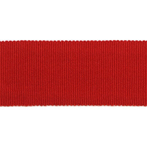 Versailles 1.5" Grosgrain Ribbon Tape Red by Europatex Designer Fabric